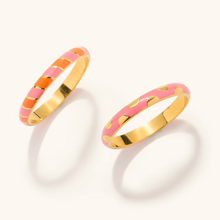 Load image into Gallery viewer, Lola Colorful Stackable Ring Set
