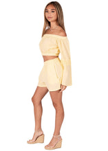 Load image into Gallery viewer, Sunshine Yellow Cotton Shorts
